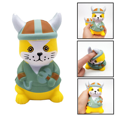 

Gotoamei Mini Adorable Pirate Cat Super Slow Rising Kids Fun Toy Stress Reliever Toy Gift