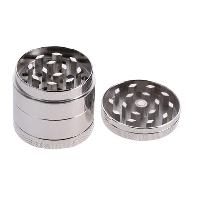 

Nice 4 Layers Metal Tobacco Crusher Hand Muller Smoke Herbal Herb Grinder