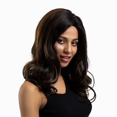 

〖Follure〗Women Fashion Ladies Black Natural Curls Hair Wigs Full Wig
