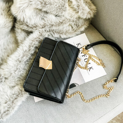 

Womens small square bag Korean version tide chain bag one shoulder oblique bag summer girl small satchel bag