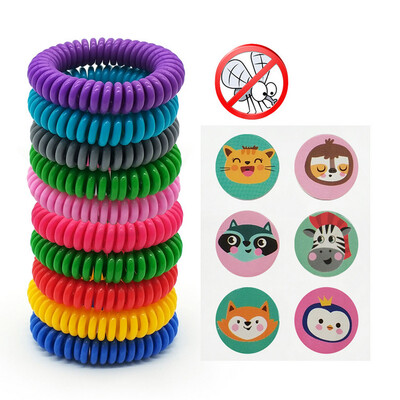

〖Follure〗10 PCS Natural Repellent Wristbands And 1 PCS Anti Mosquito Stickers