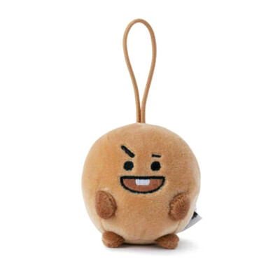 

KPOP BTS Bangtan Boys Color Standing Mini Plush Doll Pendant Keychain Elliptical Cartoon Image Pendant Key Rings ARMY Hot Gift
