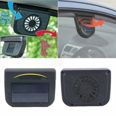 

Solar Powered Car Window Windshield Auto Air Vent Cooling Fan Cooler Radiator CA