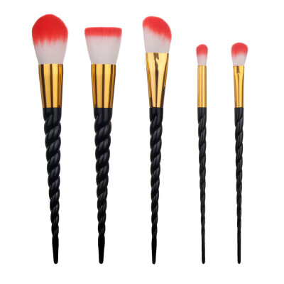 

Toponeto 5Pcs Pro Makeup Cosmetic Brushes Set Powder Foundation Eyeshadow Lip Brush