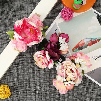 

Greensen 3PCS Newborn Infant Beautiful Floral Flowers Headband Baby Toddler Cloth Elastic Headbands