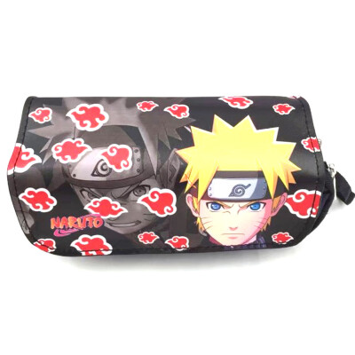 

lunanana Naruto Shippuden Pencil Case Japanese Anime Big Capacity Storage Bag Holder Stationery Organizer for Student Office