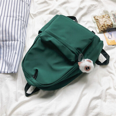 

Schoolbag female Korean version of the original ulzzang high school students ins wind backpack ancient feeling of two shoulder bag