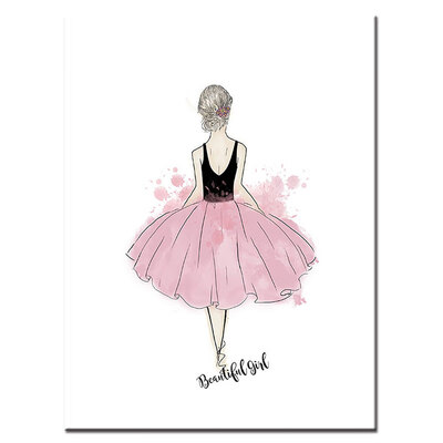 

Diy Painting Girl Art Picture Canvas Painting Home Decoration Accessories Room Decoration