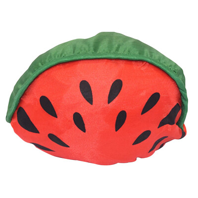 

Hot Polyester Strawberry Fruit Waterproof Eco Storage Bag Folding Handbags Reusable Folding Shopping Bag Casual