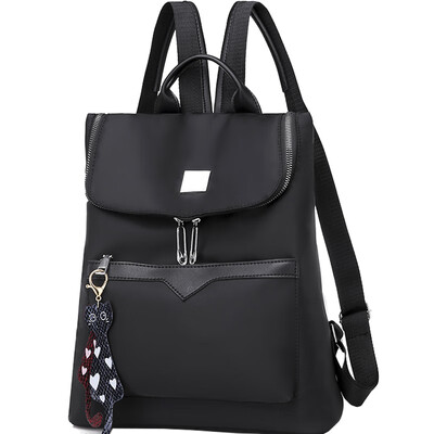 

Womens summer Korean backpack Korean backpack double-shoulder bag large-capacity canvas multi-purpose travel light&water