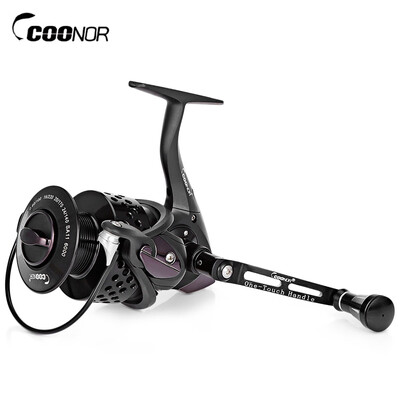 

COONOR SA11 11 1BB 551 Lightweight Spinning Fishing Reel with Foldable Handle