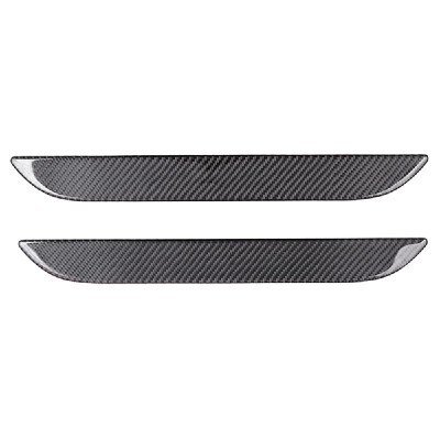 

2 Pcs Carbon Fiber Car Door Sill Protection Cover Anti-Scratch Stickers for Tesla Model