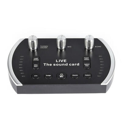 

K Song Live Broadcast Sound Card Volume Adjustable Sound Effect for Phone