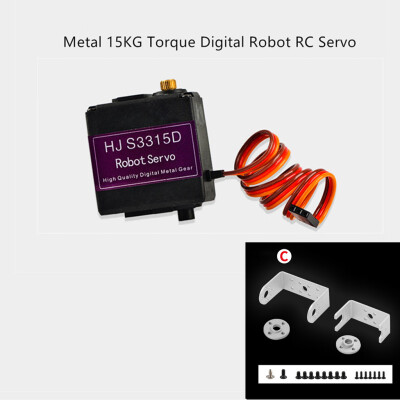 

Tailored HJ S3315D 15KG High Torque180 Rotating Motor Digital Robot Servo For RC Modle