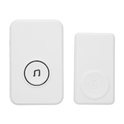 

No Battery Required Door Bell Wireless Doorbell Smart Doorbell with 1 Battery-Free Button&1 Plug-in Receiver 25 ringtones Adju