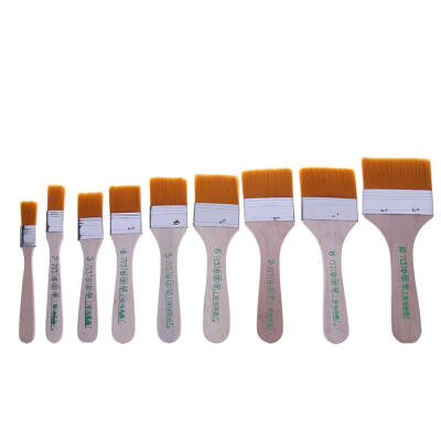 

9pcs Artist Paint Brushes Cleaning Brush Varnish Bristle Brushes