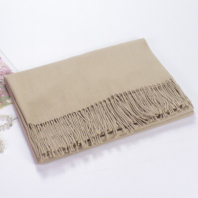 

2018 autumn&winter new imitation cashmere thick ladies long scarf wild solid large shawl my first half of the collar