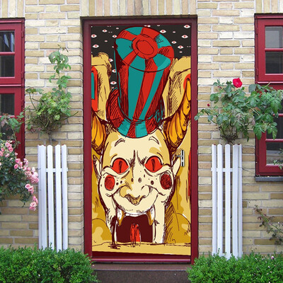 

〖Follure〗Halloween Haunted House Decor Window Door Cover Sticker Zombie Hand 78X30 Inches