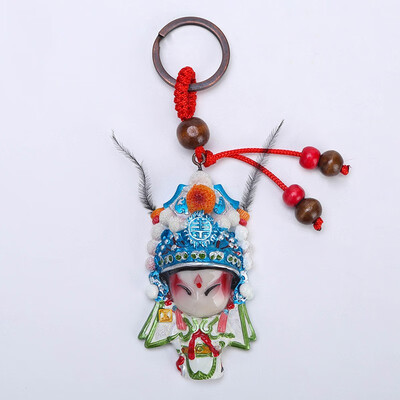 

Beijing Opera Facebook Keychain Chinese Style Featured Gift Pendant