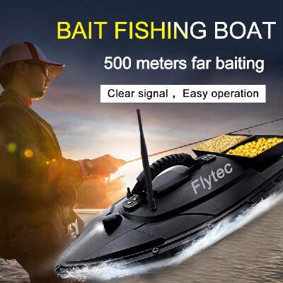 

Flytec V500 RC Fishing Bait Boat RC Boat Fish Finder 15kg Loading 500M Remote Control Double Motor Night Light