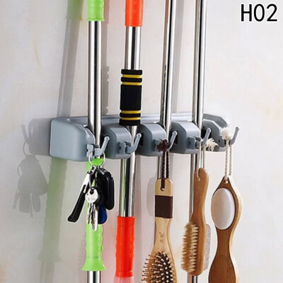 

6 Perfect Individual Hooks Mop Garage Garden Rake Tool Wall Broom Holder Broom 5 Holder Hooks for Rake Mop Newest for