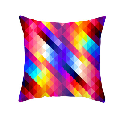 

〖Follure〗Geometric Print Polyester Square Pillow case Sofa Throw Cushion Cover Home Decor