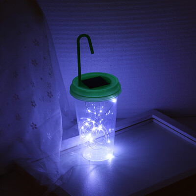 

Gobestart Solar Powered 15 LED String Light Fairy Lid Bottle Cap Lamps Decor