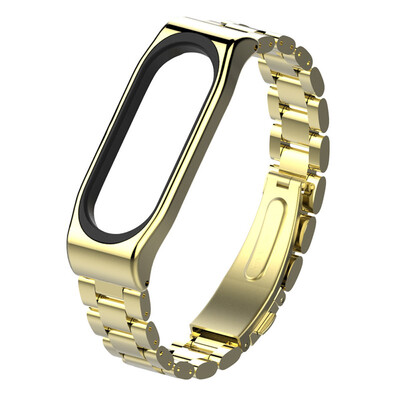 

〖Follure〗Luxury Stainless Steel Watchband Replacement Bracelet Strap For Xiao Mi Band 3