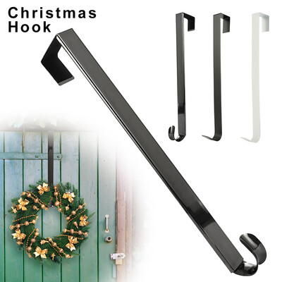 

Door Hook Hangers Removable Storage Rack Organizer for Christmas Wreath Coat Bag