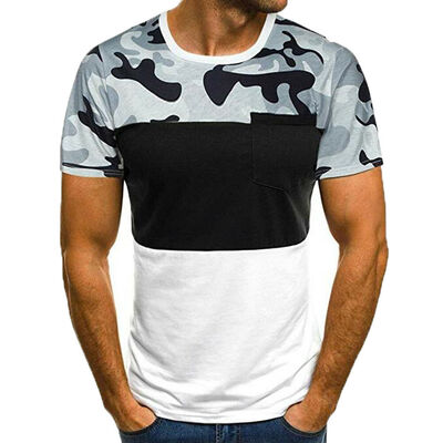 

Mens Slim Fit O Neck Short Sleeve Muscle Tee Shirts Casual T-shirt Tops Blouse