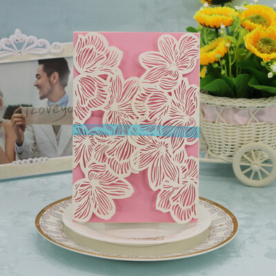 

〖Follure〗20 Pcs Delicate Carved Romantic Wedding Party Invitation Card Envelope A