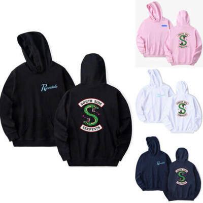 

Hoodie Unisex Zip Programme Jumper Sweatshirt Jacket Southside Serpent Riverdale