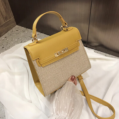 

Korean fashion wild diamonds casual personality casual chain shoulder slung small square bag