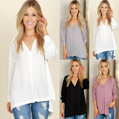 

Sexy UK Womens Plus Size Long T-shirt Ladies Casual Party Mini Dress Blouse Tops