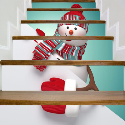 

Tailored Christmas Decoration Stair Stickers Christmas Stairs Stickers Wall Stickers