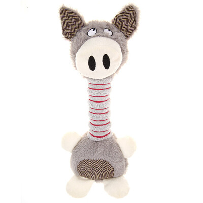 

Gobestart Pet Dog Squeaky Toy Cat Squeaker Sound Chew Fetch Plush Interactive Toy