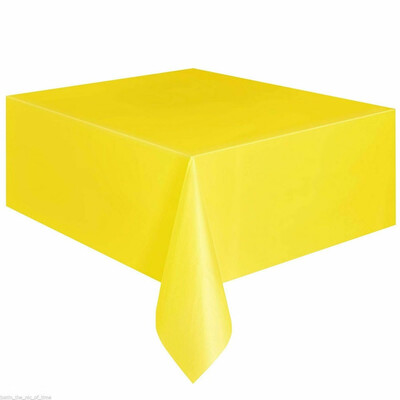

Plastic Table Cover Cloth Wipe Clean Party Tablecloth Rectange Covers Cloths