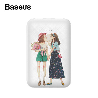 

Baseus Mini JA Illustration mobile phone dual USB charging Power Bank with 10000mAh