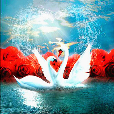

5D Diamond Painting Animal Swan Full Square Embroidery Sale Diamond Mosaic Rhinestone Picture Decor Home Gift Drop Ship
