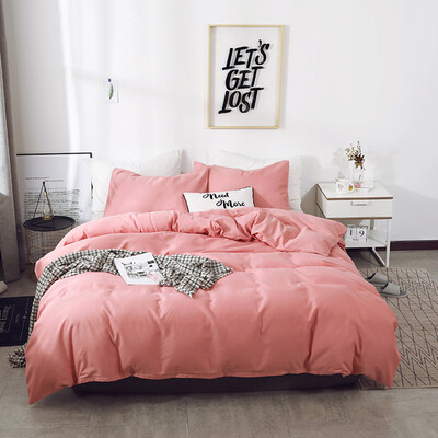 

Gobestart Bedding 3 Piece Bed Sheet Set Solid Color Comforter Set Made Of Polyester