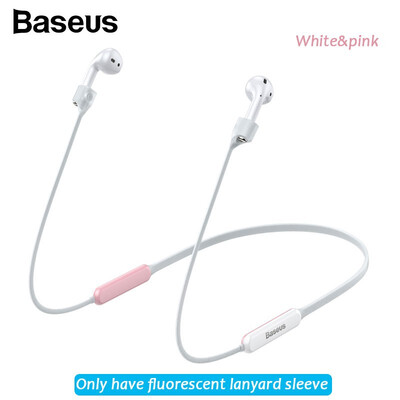 

Baseus Fluorescent Ring Sports Silicone Lanyard Sleeve For AirPods 12 Generation Magnetic String Rope