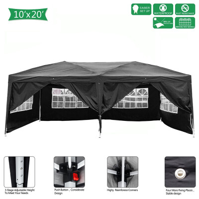 

Ktaxon 10x20 POP UP Gazebo Party Wedding Event TentCanopy MarqueeBlack