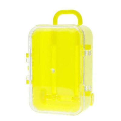 

Gobestart Mini Rolling Travel Suitcase Box Wedding Favors Party Reception Candy Toy