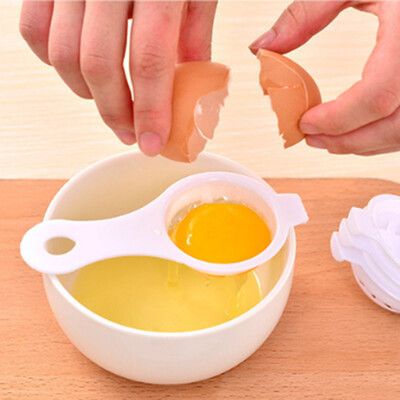 

Siaonvr Egg Separator Sifting Kitchen Gadget Plastic Filter Sieve Divider Holder