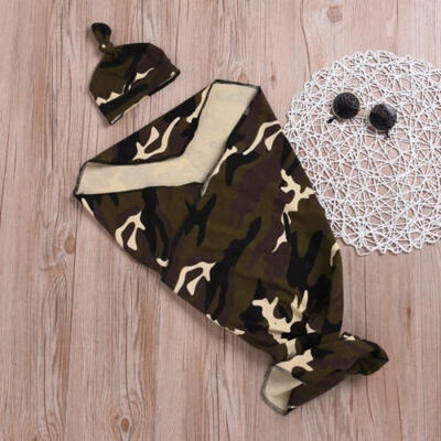 

Cute Newborn Baby Infant Cotton Swaddle Soft Wrap Swaddle Blanket Sleeping Bag Set
