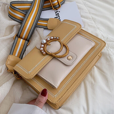 

Small bag women 2019 new Korean broadband Joker Messenger bag fashion western style chain small bag tide