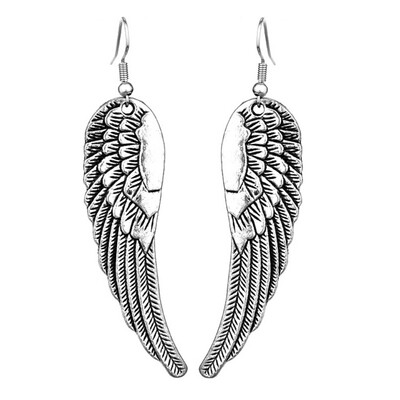 

The Power of Angel Alloy Peacock Wings Pendant Earrings
