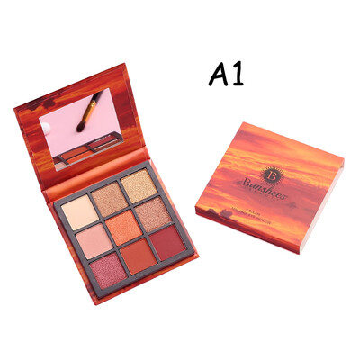 

9 Colors Nude Shining Eyeshadow Palette Waterproof Smoky Eye Shadow Pallete Matt Powder Make UP Beauty Cosmetics