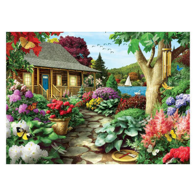 

5D DIY Full Drill Diamond Painting Garden Cross Stitch Embroidery Mosaic