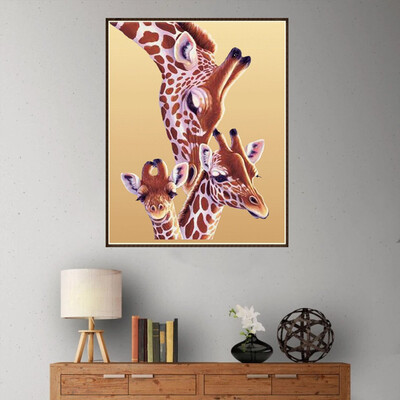 

Siaonvr Animal Embroidery Paintings Rhinestone Pasted DIY Diamond Painting Cross Stitch